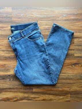 Lee Flex Motion Regular Fit Straight Leg Jeans Medium Wash Stretch - Size 16W